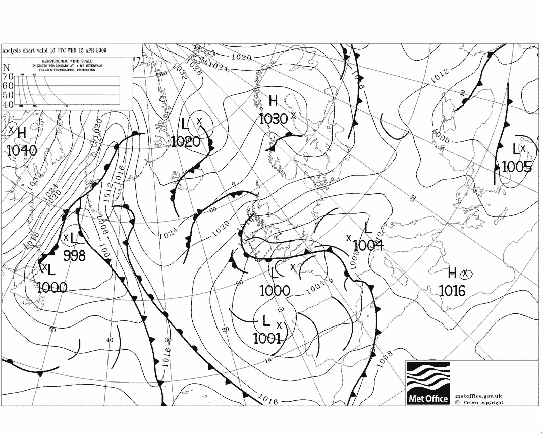 Atlantic Synoptic Weather Charts